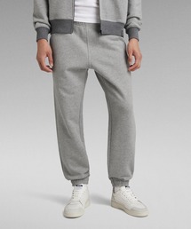 G-STAR | UNISEX ESSENTIAL LOOSE TAPERED SWEAT PANTS/ロゴルーズスウェットパンツ(スウェットパンツ)