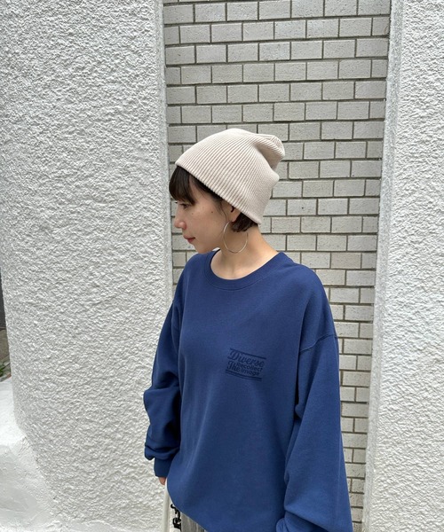 LEPSIM（レプシィム）の「ニットビーニー　993162（ニットキャップ/ビーニー・レディース・ブルー/グレー/アイボリー/ブラック・ONE SIZE）」の6枚目の写真