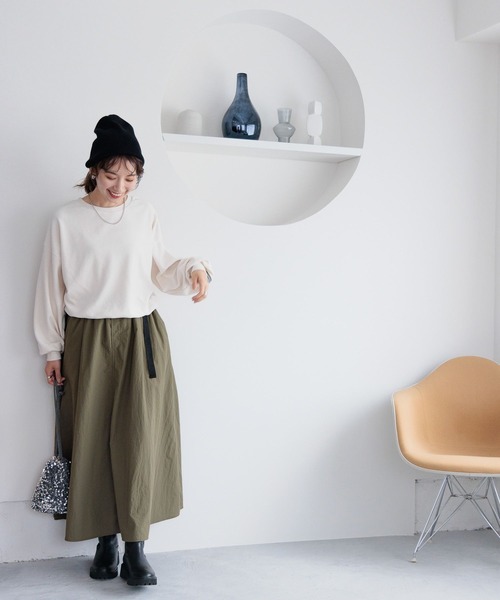 LEPSIM（レプシィム）の「ニットビーニー　993162（ニットキャップ/ビーニー・レディース・ブルー/グレー/アイボリー/ブラック・ONE SIZE）」の12枚目の写真