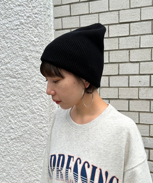 LEPSIM（レプシィム）の「ニットビーニー　993162（ニットキャップ/ビーニー・レディース・ブルー/グレー/アイボリー/ブラック・ONE SIZE）」の16枚目の写真