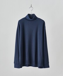 ◆【WEB限定】ワッフルクルーネック&タートルネックカットソー