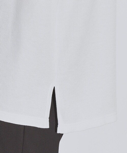 tk.TAKEO KIKUCHI（ティーケータケオキクチ）の「◆【WEB限定】ワッフルクルーネック＆タートルネックカットソー（Tシャツ/カットソー・メンズ・チャコール/ホワイト系1/ホワイト/ブルー系その他2/チャコールグレー/ブラック/ブルー系その他/ブラック系・02/01/03）」の15枚目の写真