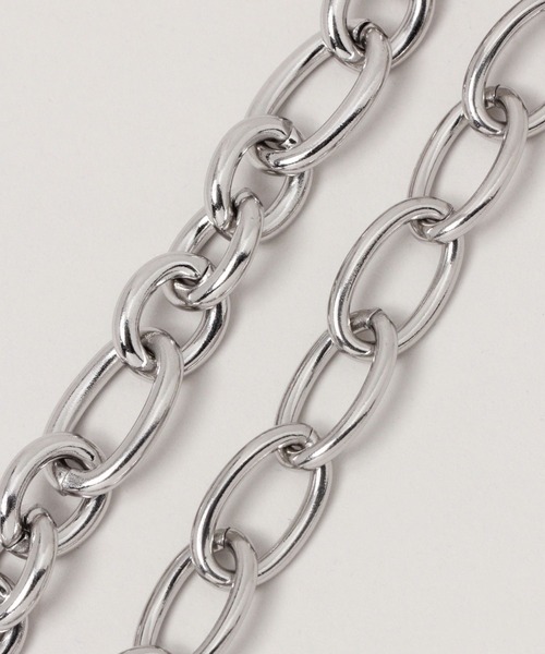 RAGEBLUE（レイジブルー）の「STAINLESS OVAL CHAIN BRACELET/ステンレス/オーバルチェーンブレスレット（ブレスレット・メンズ・ホワイト/その他1・FREE）」の7枚目の写真