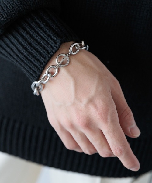 RAGEBLUE（レイジブルー）の「STAINLESS OVAL CHAIN BRACELET