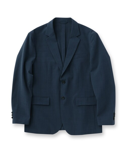 tk.TAKEO KIKUCHI（ティーケータケオキクチ）の「◆【WEB限定】ビジカジ対応ポリトロセットアップ（セットアップ・メンズ・ブラック/ブルー系その他/チャコールグレー・01/04/02/03）」の6枚目の写真