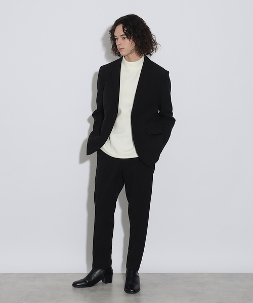 tk.TAKEO KIKUCHI（ティーケータケオキクチ）の「◆【WEB限定】ビジカジ対応ポリトロセットアップ（セットアップ・メンズ・ブラック/ブルー系その他/チャコールグレー・01/04/02/03）」の20枚目の写真