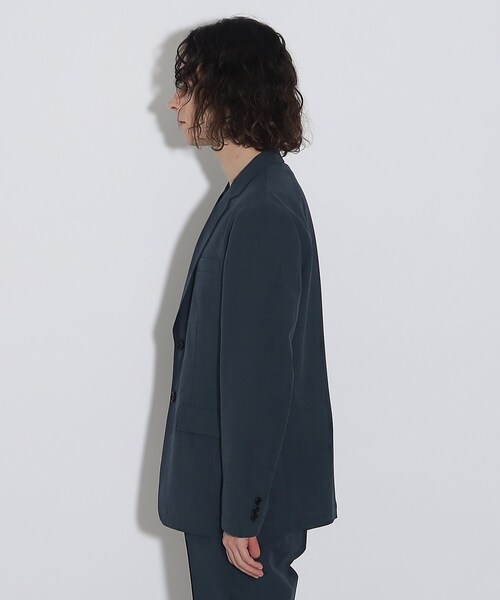 tk.TAKEO KIKUCHI（ティーケータケオキクチ）の「◆【WEB限定】ビジカジ対応ポリトロセットアップ（セットアップ・メンズ・ブラック/ブルー系その他/チャコールグレー・01/04/02/03）」の9枚目の写真