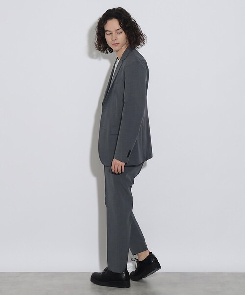 tk.TAKEO KIKUCHI（ティーケータケオキクチ）の「◆【WEB限定】ビジカジ対応ポリトロセットアップ（セットアップ・メンズ・ブラック/ブルー系その他/チャコールグレー・01/04/02/03）」の19枚目の写真