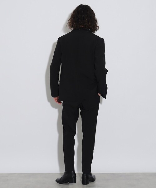 tk.TAKEO KIKUCHI（ティーケータケオキクチ）の「◆【WEB限定】ビジカジ対応ポリトロセットアップ（セットアップ・メンズ・ブラック/ブルー系その他/チャコールグレー・01/04/02/03）」の4枚目の写真