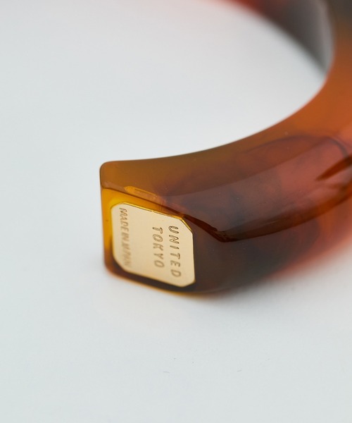 UNITED TOKYO（ユナイテッドトウキョウ）の「sAn×UNITED TOKYO バングル（ブレスレット・レディース・ブラウン・FREE）」の4枚目の写真