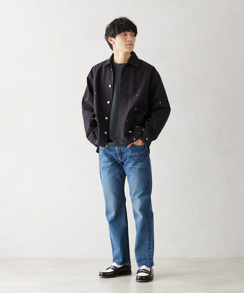 JOURNAL STANDARD relume(ジャーナルスタンダード レリューム)の「【TEST / テスト】別注 ワイドカバーオール(カバーオール・メンズ・ブラック/ベージュ・LARGE/MEDIUM)」の14枚目の写真