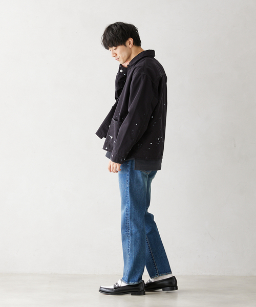 JOURNAL STANDARD relume(ジャーナルスタンダード レリューム)の「【TEST / テスト】別注 ワイドカバーオール(カバーオール・メンズ・ブラック/ベージュ・LARGE/MEDIUM)」の16枚目の写真