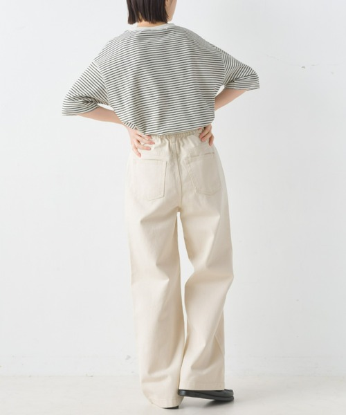 OMNES(オムネス)の「ハイウエストワイドデニムパンツ(デニムパンツ・レディース・ブルー系その他/ホワイト系その他/ワンウォッシュ・SMALL/MEDIUM/LARGE/X-LARGE)」の6枚目の写真