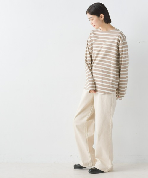 OMNES(オムネス)の「ハイウエストワイドデニムパンツ(デニムパンツ・レディース・ブルー系その他/ホワイト系その他/ワンウォッシュ・SMALL/MEDIUM/LARGE/X-LARGE)」の9枚目の写真