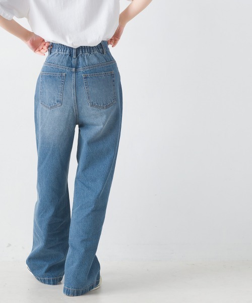 OMNES(オムネス)の「ハイウエストワイドデニムパンツ(デニムパンツ・レディース・ブルー系その他/ホワイト系その他/ワンウォッシュ・SMALL/MEDIUM/LARGE/X-LARGE)」の12枚目の写真