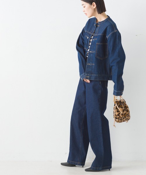 OMNES(オムネス)の「ハイウエストワイドデニムパンツ(デニムパンツ・レディース・ブルー系その他/ホワイト系その他/ワンウォッシュ・SMALL/MEDIUM/LARGE/X-LARGE)」の19枚目の写真