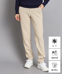 【接触冷感/透け防止/UVカット】ストレッチパンツ