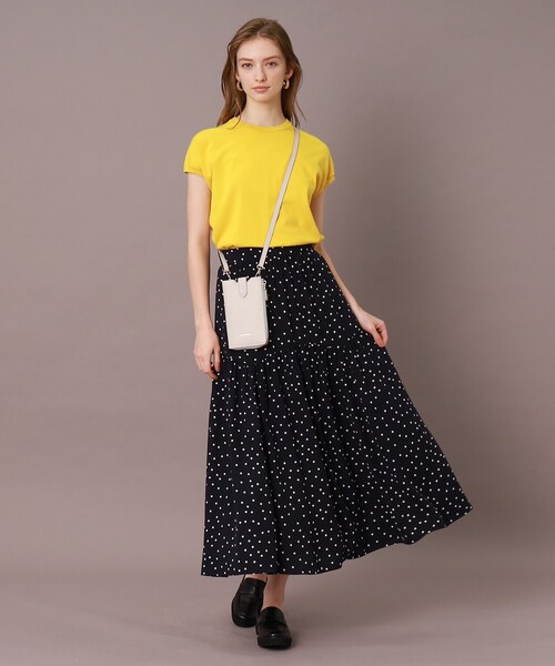 DRESSTERIOR(ドレステリア)の「◆【アンサンブル可】フレンチスリーブニット(ニット/セーター・レディース・イエロー系その他/サックスブルー/ネイビー・34/38/36)」の5枚目の写真