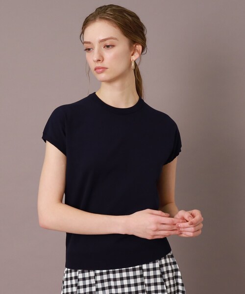 DRESSTERIOR(ドレステリア)の「◆【アンサンブル可】フレンチスリーブニット(ニット/セーター・レディース・イエロー系その他/サックスブルー/ネイビー・34/38/36)」の14枚目の写真