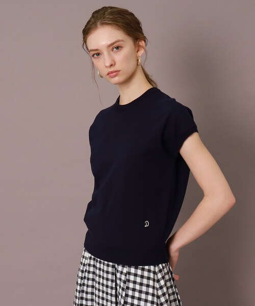 DRESSTERIOR ポロニット 36 ドレステリア　新品 セール】【アンサンブル可】フレンチスリーブニット（ニット