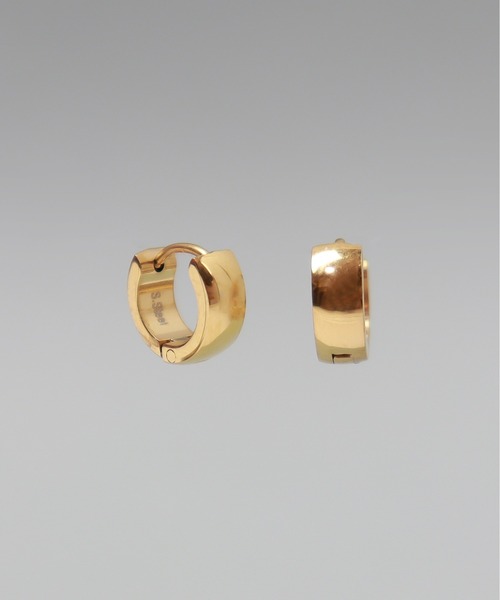 ieLS(イエルズ)の「金属アレルギー対応「ieLS」ステンレス ミニフープピアス4mm(ピアス(両耳用)・メンズ・シルバー/ブラック/ゴールド・ONE SIZE)」の7枚目の写真