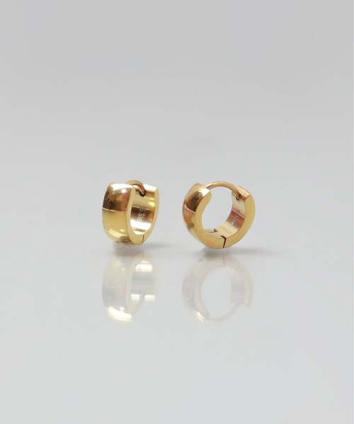ieLS(イエルズ)の「金属アレルギー対応「ieLS」ステンレス ミニフープピアス4mm(ピアス(両耳用)・メンズ・シルバー/ブラック/ゴールド・ONE SIZE)」の6枚目の写真