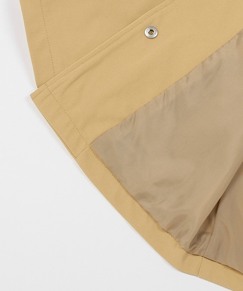 petit main（プティマイン）の「【リンク】2WAYハーフコート(キッズ)（トレンチコート・キッズ・ライトベージュ・S/M/L）」の10枚目の写真