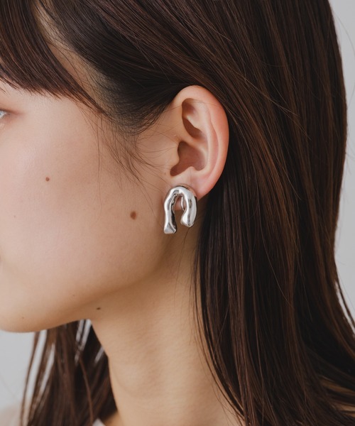 Kastane（カスタネ）の「【fiw.】プランプイヤリング（イヤリング・レディース・シルバー/ゴールド・FREE）」の7枚目の写真