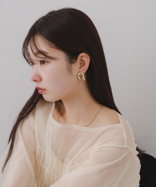 Kastane（カスタネ）の「【fiw.】プランプイヤリング（イヤリング・レディース・シルバー/ゴールド・FREE）」の13枚目の写真