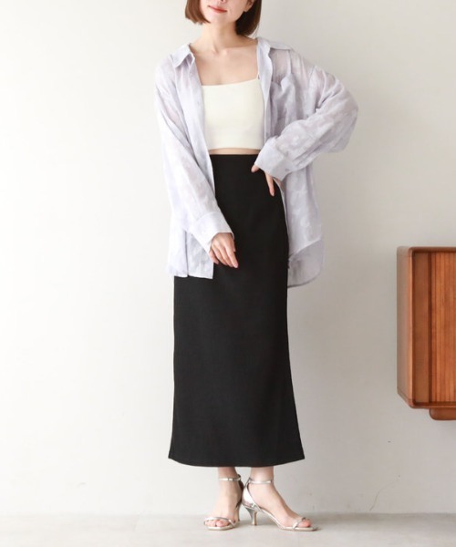 archives（アルシーヴ）の「シアージャガードシャツ（シャツ/ブラウス・レディース・アイボリー/ブラック/ブルーグレー/ミント・MEDIUM）」の18枚目の写真