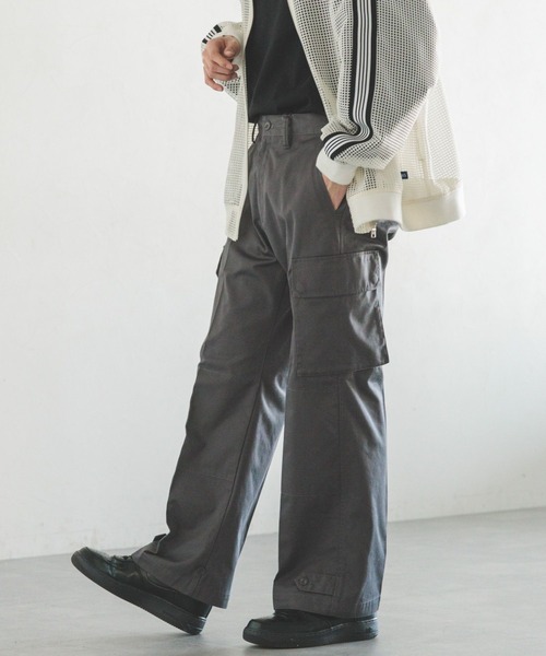 RAGEBLUE(レイジブルー)の「M-47/セミワイドストレートミリタリーカーゴパンツ(カーゴパンツ・メンズ・ブラック/カーキ/グレー・MEDIUM/LARGE)」の10枚目の写真