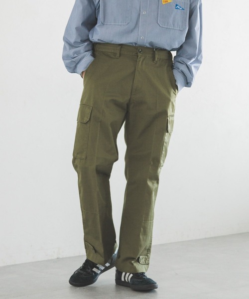RAGEBLUE(レイジブルー)の「M-47/セミワイドストレートミリタリーカーゴパンツ(カーゴパンツ・メンズ・ブラック/カーキ/グレー・MEDIUM/LARGE)」の7枚目の写真