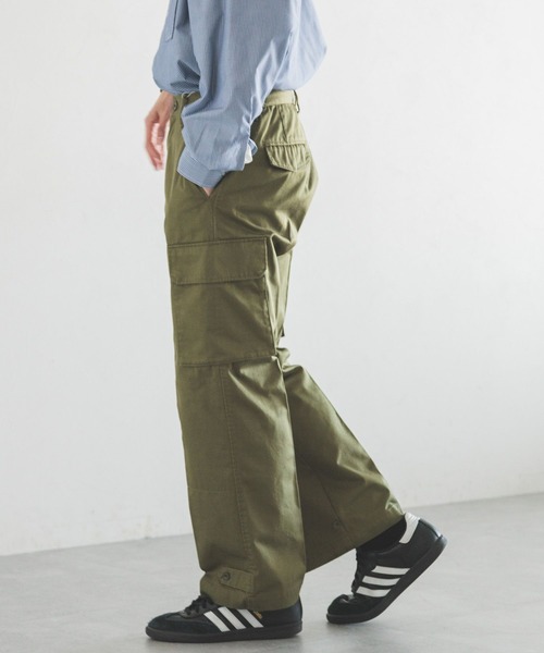 RAGEBLUE(レイジブルー)の「M-47/セミワイドストレートミリタリーカーゴパンツ(カーゴパンツ・メンズ・ブラック/カーキ/グレー・MEDIUM/LARGE)」の5枚目の写真