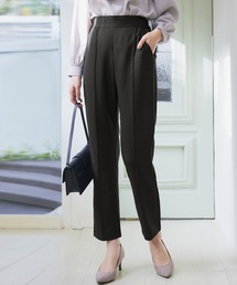センタープレステーパードパンツ