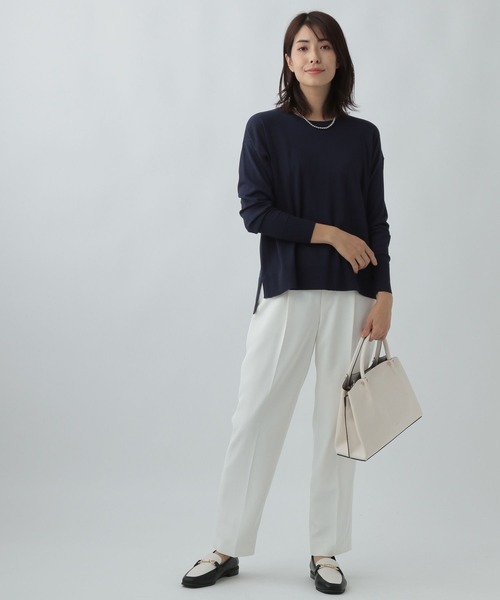 Elura(エルーラ)の「通勤ハイゲージプルオーバー/991777(ニット/セーター・レディース・ライトブルー/ライトイエロー/ネイビー・LARGE/MEDIUM)」の12枚目の写真