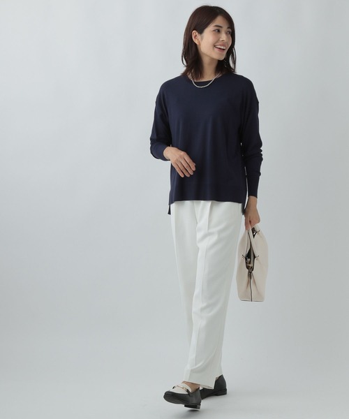 Elura(エルーラ)の「通勤ハイゲージプルオーバー/991777(ニット/セーター・レディース・ライトブルー/ライトイエロー/ネイビー・LARGE/MEDIUM)」の14枚目の写真