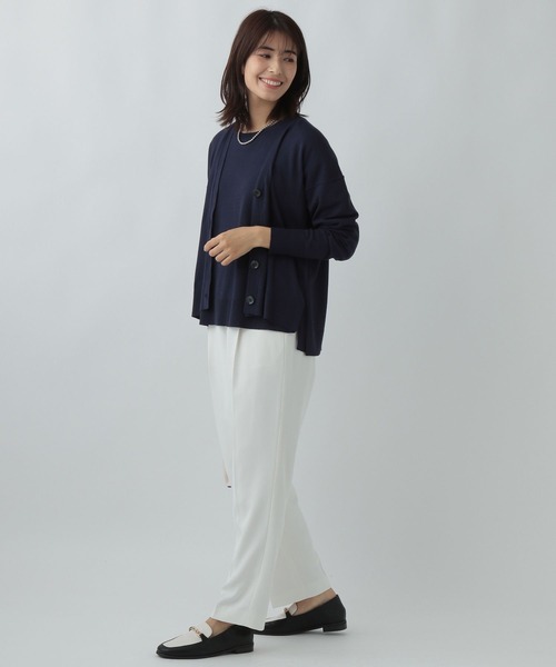 Elura(エルーラ)の「通勤ハイゲージプルオーバー/991777(ニット/セーター・レディース・ライトブルー/ライトイエロー/ネイビー・LARGE/MEDIUM)」の15枚目の写真