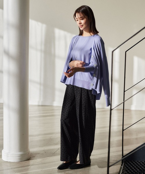 Elura(エルーラ)の「通勤ハイゲージプルオーバー/991777(ニット/セーター・レディース・ライトブルー/ライトイエロー/ネイビー・LARGE/MEDIUM)」の19枚目の写真