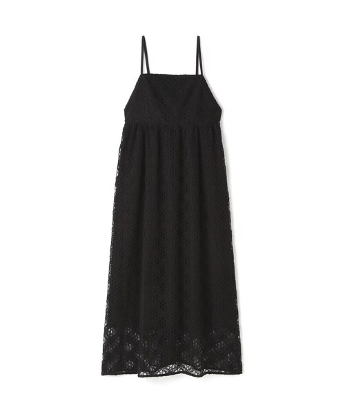 N.（N. Natural Beauty Basic）（エヌエヌナチュラルビューティーベーシック）の「◆コットンコードレースキャミワンピース（ワンピース・レディース・オフホワイト/ブラック・MEDIUM）」の5枚目の写真