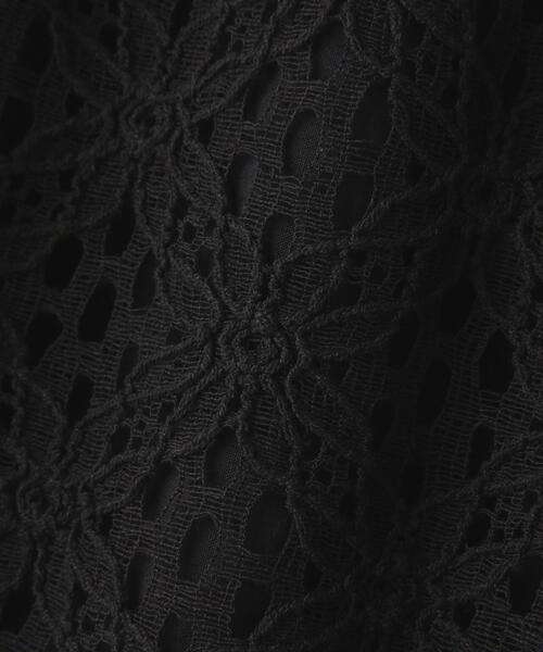 N.（N. Natural Beauty Basic）（エヌエヌナチュラルビューティーベーシック）の「◆コットンコードレースキャミワンピース（ワンピース・レディース・オフホワイト/ブラック・MEDIUM）」の13枚目の写真