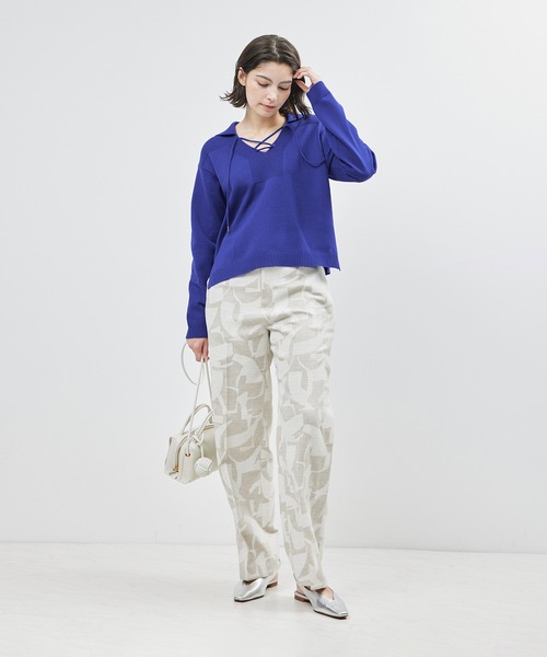 ROPE'（ロペ）の「セーラーカラーニット（ニット/セーター・レディース・キナリ/ブルー・FREE）」の17枚目の写真