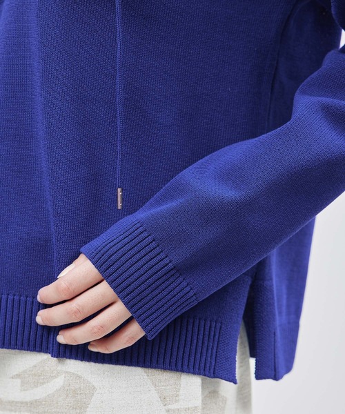 ROPE'（ロペ）の「セーラーカラーニット（ニット/セーター・レディース・キナリ/ブルー・FREE）」の4枚目の写真