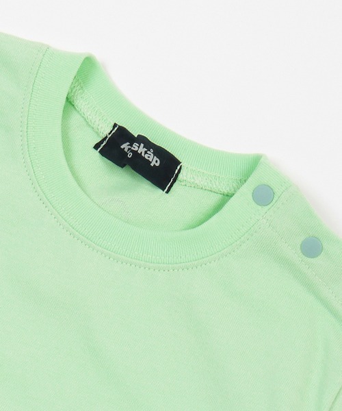 kladskap（クレードスコープ）の「【プラレール】３車種半袖Ｔシャツ（Tシャツ/カットソー・キッズ・ライトグリーン/オフホワイト・90cm/100cm/110cm/120cm）」の6枚目の写真