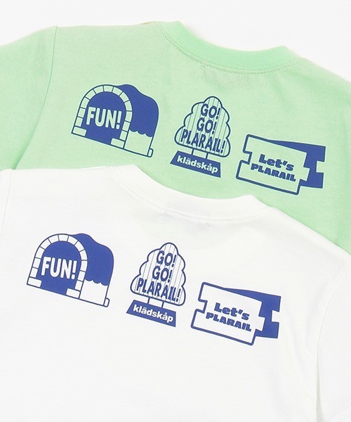 kladskap（クレードスコープ）の「【プラレール】３車種半袖Ｔシャツ（Tシャツ/カットソー・キッズ・ライトグリーン/オフホワイト・90cm/100cm/110cm/120cm）」の10枚目の写真