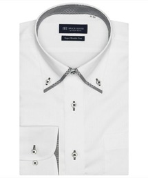 TOKYO SHIRTS（トウキョウシャツ）の「超形態安定ノーアイロン ボタンダウン 長袖ビジネスワイシャツ（ビジネスシャツ）」