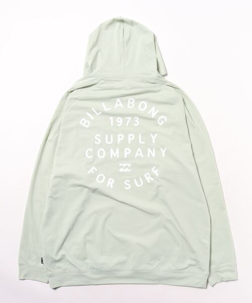 BILLABONG（ビラボン）の「BILLABONG メンズ 【CHILLWEAR】 SOFTTY PARKA【2024年春夏モデル】/ビラボン速乾ストレッチUVプロテクション長袖プルオーバーフーディ・パーカー（ラッシュガード・メンズ・ブラック/グレー系その他/グレー・MEDIUM/LARGE/X-LARGE）」の4枚目の写真