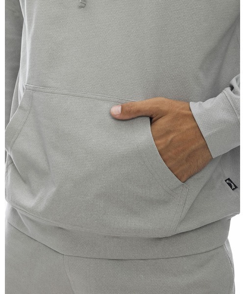 BILLABONG（ビラボン）の「BILLABONG メンズ 【CHILLWEAR】 SOFTTY PARKA【2024年春夏モデル】/ビラボン速乾ストレッチUVプロテクション長袖プルオーバーフーディ・パーカー（ラッシュガード・メンズ・ブラック/グレー系その他/グレー・MEDIUM/LARGE/X-LARGE）」の14枚目の写真