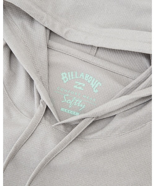 BILLABONG（ビラボン）の「BILLABONG メンズ 【CHILLWEAR】 SOFTTY PARKA【2024年春夏モデル】/ビラボン速乾ストレッチUVプロテクション長袖プルオーバーフーディ・パーカー（ラッシュガード・メンズ・ブラック/グレー系その他/グレー・MEDIUM/LARGE/X-LARGE）」の17枚目の写真