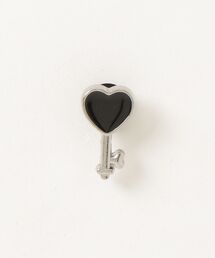 crocs | crocs JIBBITZ Silver and Black Heart Key / クロックス ジビッツ シルバー アンド ブラック ハート キー(シューズアクセサリー)
