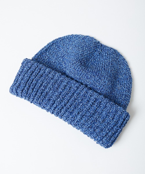 RACAL（ラカル）の「Japanese Paper Blend Melange Knit Beanie / 和紙混紡メランジニットビーニー（ニットキャップ/ビーニー・メンズ・マスタード/ブルー/グリーン/ブラウン/レッド/ブラック・FREE）」の10枚目の写真